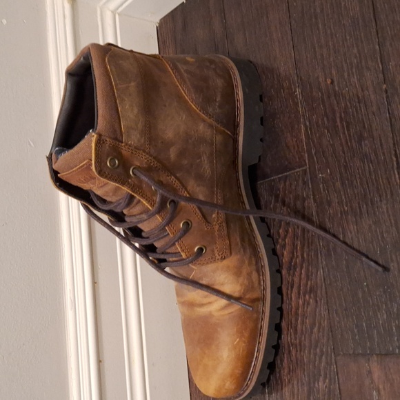 Furrow Brown Leather Boots Size 11 - Picture 7 of 10